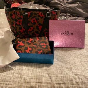 Coach purse wild beast